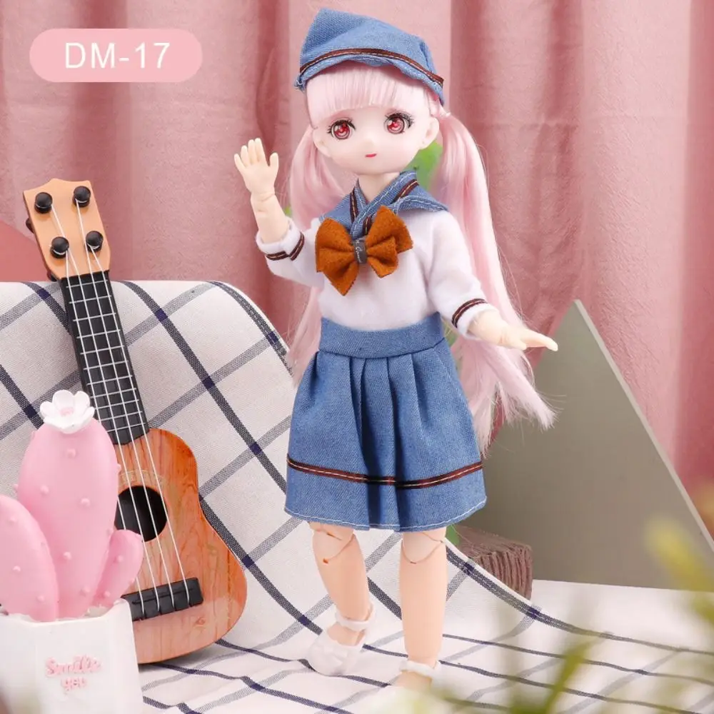 С одеждой 30 см аниме Bjd кукла 3D глаза модель 1/6 куклы наряд красочная шарнирная