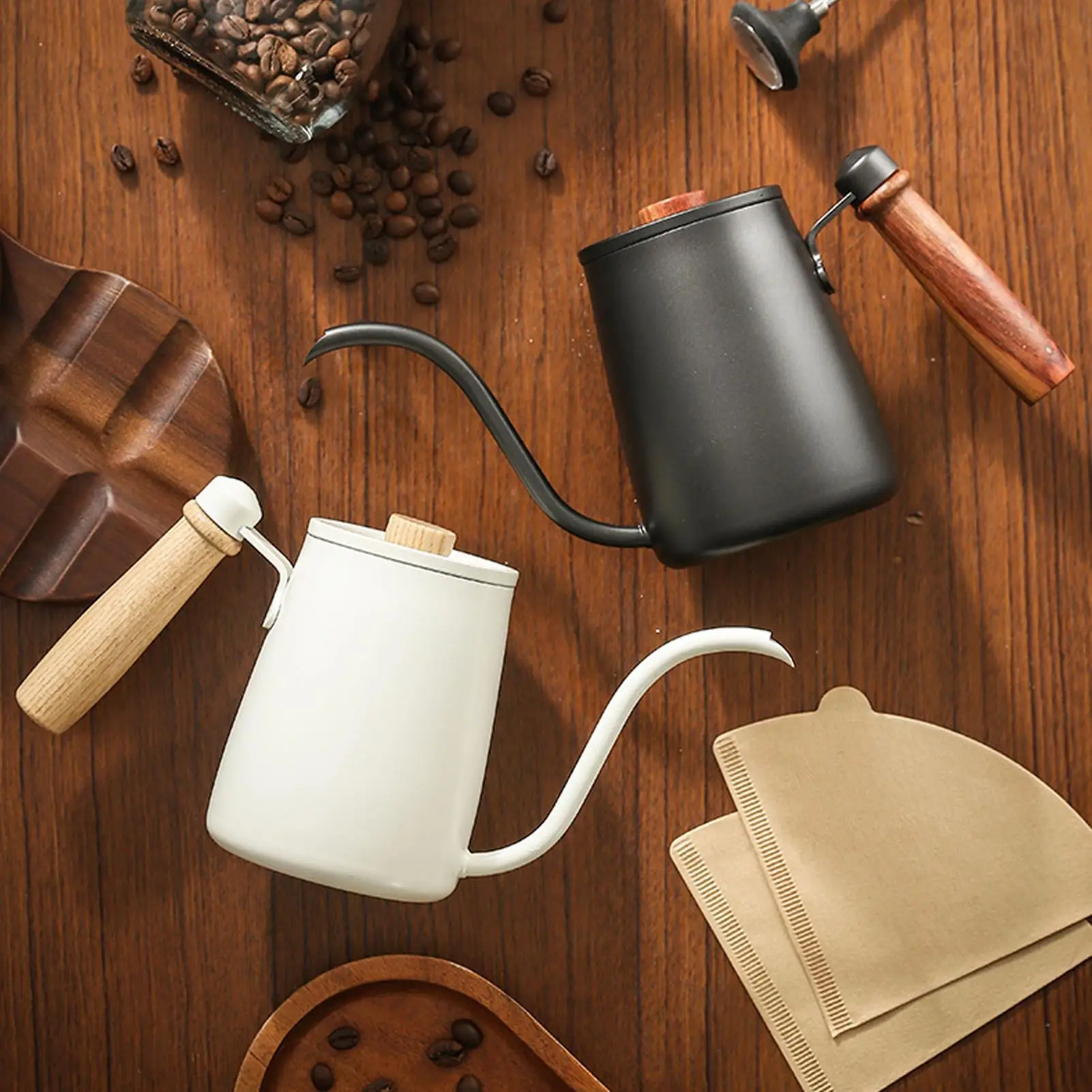 Эргономичный кофейник с гусиной шеей-чайник для заваривания дома или офиса |