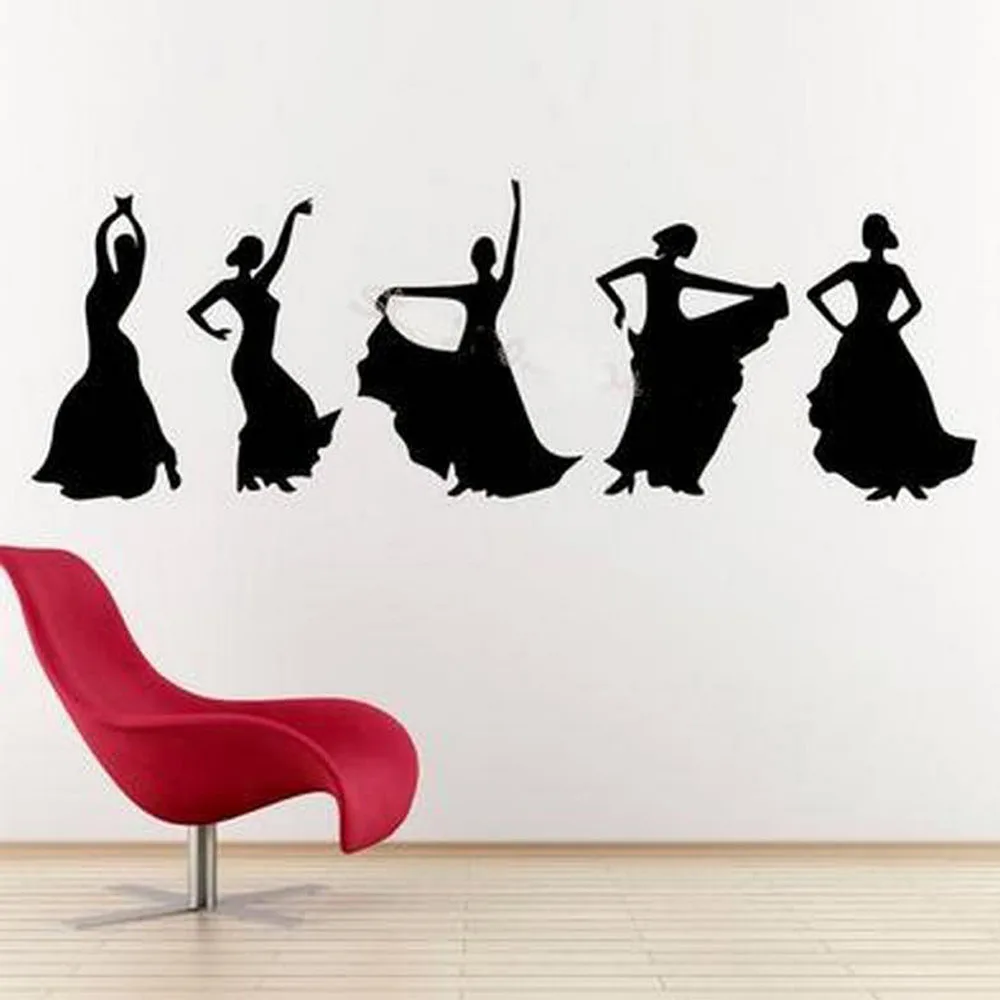 

Декоративная Виниловая гимнастическая Наклейка на стену для девочек