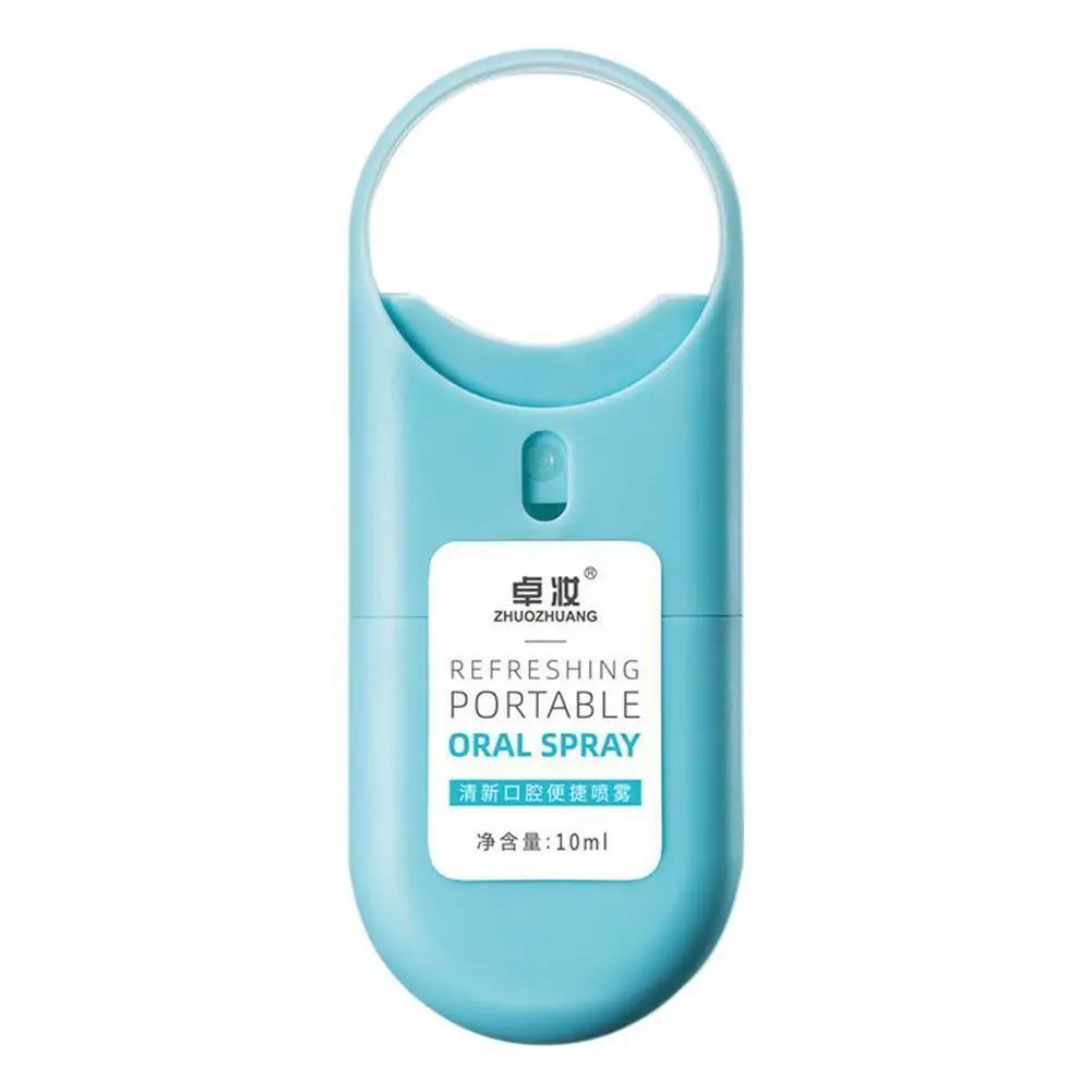 

7.7ml Mini Pocket Cool Mint Mist Spray Mouth Natural Bad Spray Remover Fresh Dental Treatment Breath Flavoring P1I5