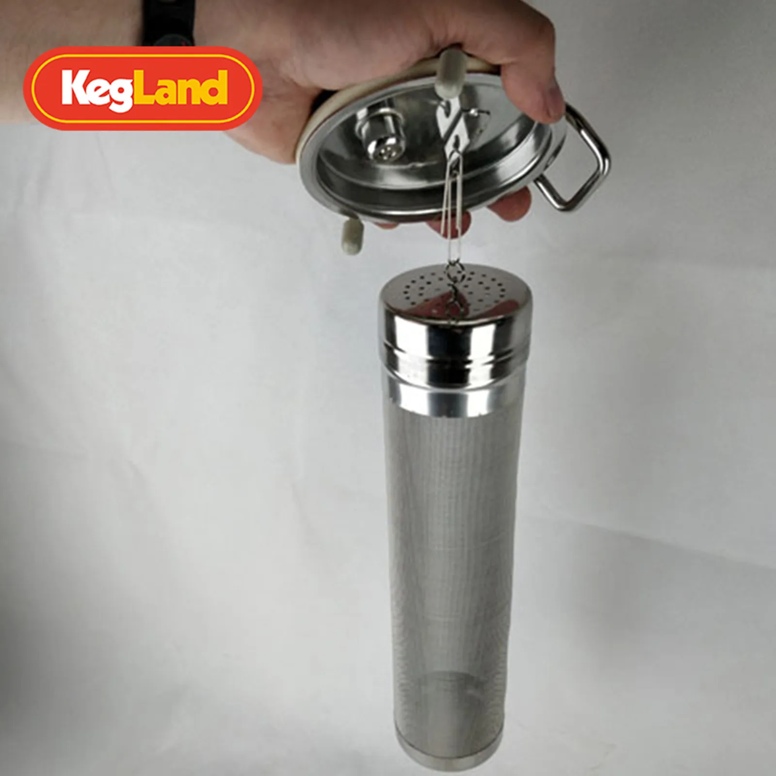 Крышка для кега Corny и сухой бомба/трубка-василька из нержавеющей стали |