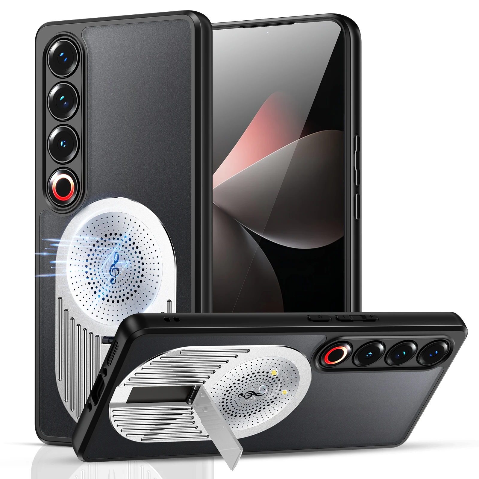 Чехол для Meizu 21 Pro 20 металлический магнитный противоударный кронштейн с