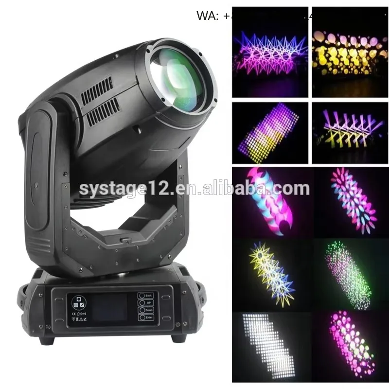 Фото Светодиодный прожектор 280W 10R 3IN1 с функцией вращения и синхронизации DMX для сцены, фестивалей, свадеб и декораций на живых выступлениях №1