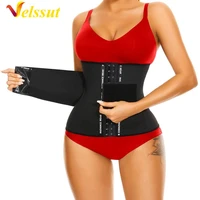 velssut waist trainer for women weight loss waist cincher trimmer belly control belt fajas slimming wrap band corset body shaper