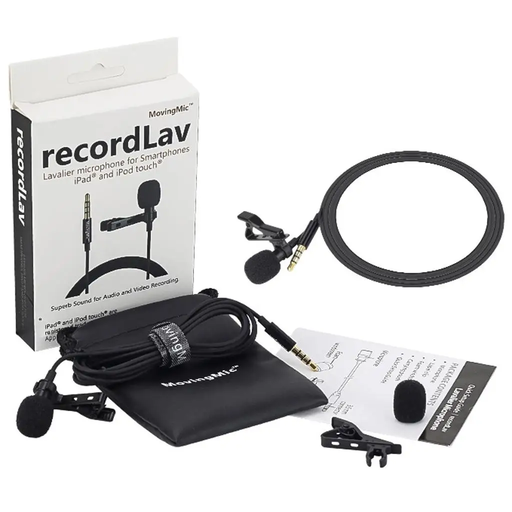 

Omnidirectional Lapel Microphone with Microphone Mounting System