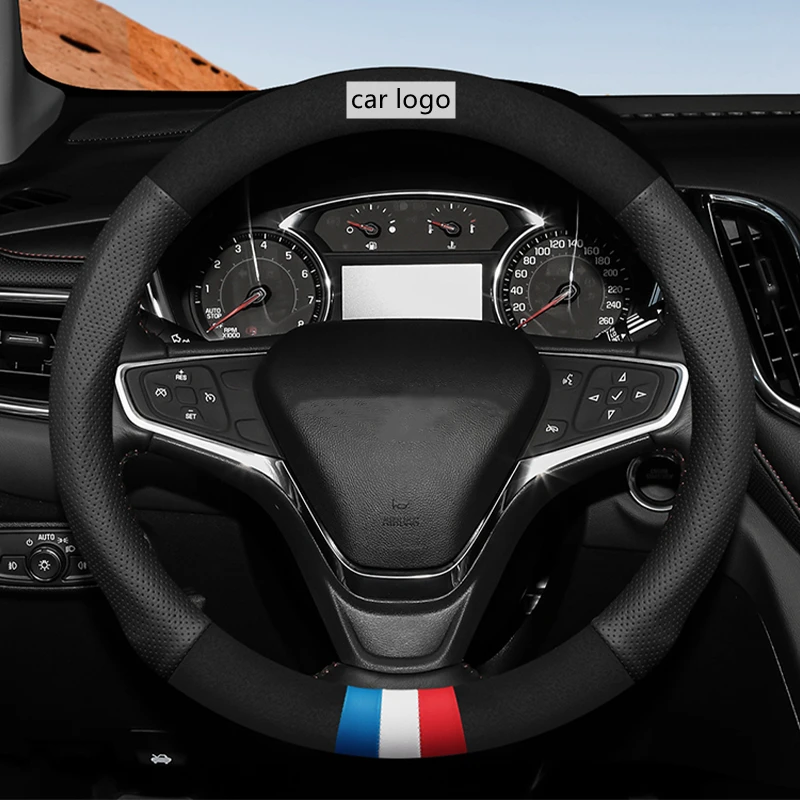 

Авто чехол рулевого колеса автомобиля для Chevrolet Cruze 2008 2009 2010 2011 2012 Silverado Equinox подача Camaro Spark Trax Chevy