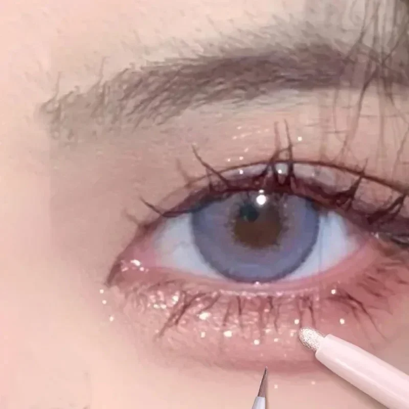 Двусторонний карандаш-хайлайтер для лежачего шелкопряда ручка макияжа