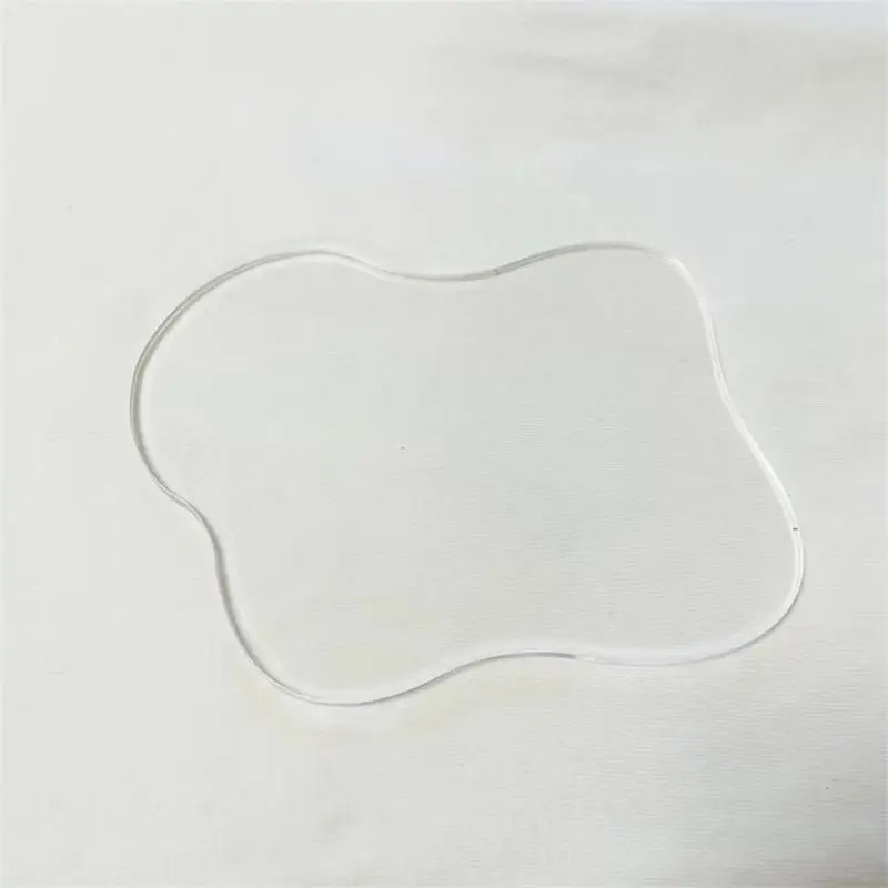 

Flower Coaster Paper Tablemat Decorative Storage Board Household Kitchen Tools Reusable Transparent Coaster Storage Tray Mug Mat