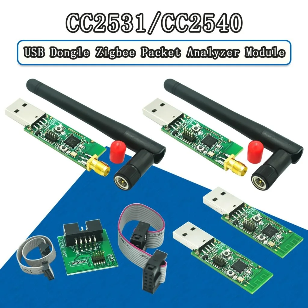 Беспроводная плата Zigbee CC2531 CC2540 Sniffer анализатор Packet Protocol USB-интерфейс Dongle Capture Module +