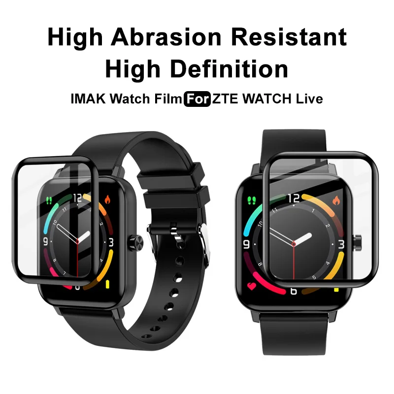 

Визуальная износостойкая стеклянная защитная пленка Imak HD для ZTE WATCH Live Watch, пленка из закаленного стекла