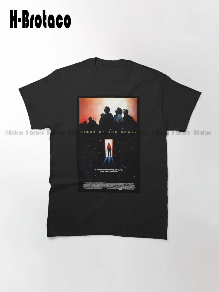 Классическая футболка с надписью Night Of The Comet для подростков |