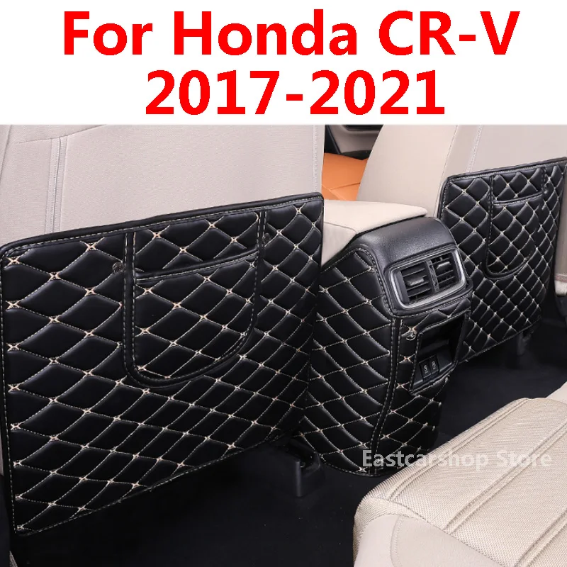 Almohadilla antipatadas para asiento trasero de coche, estera de protección para reposabrazos trasero para Honda CRV CR-V 2021 2020 2019 2018-2017