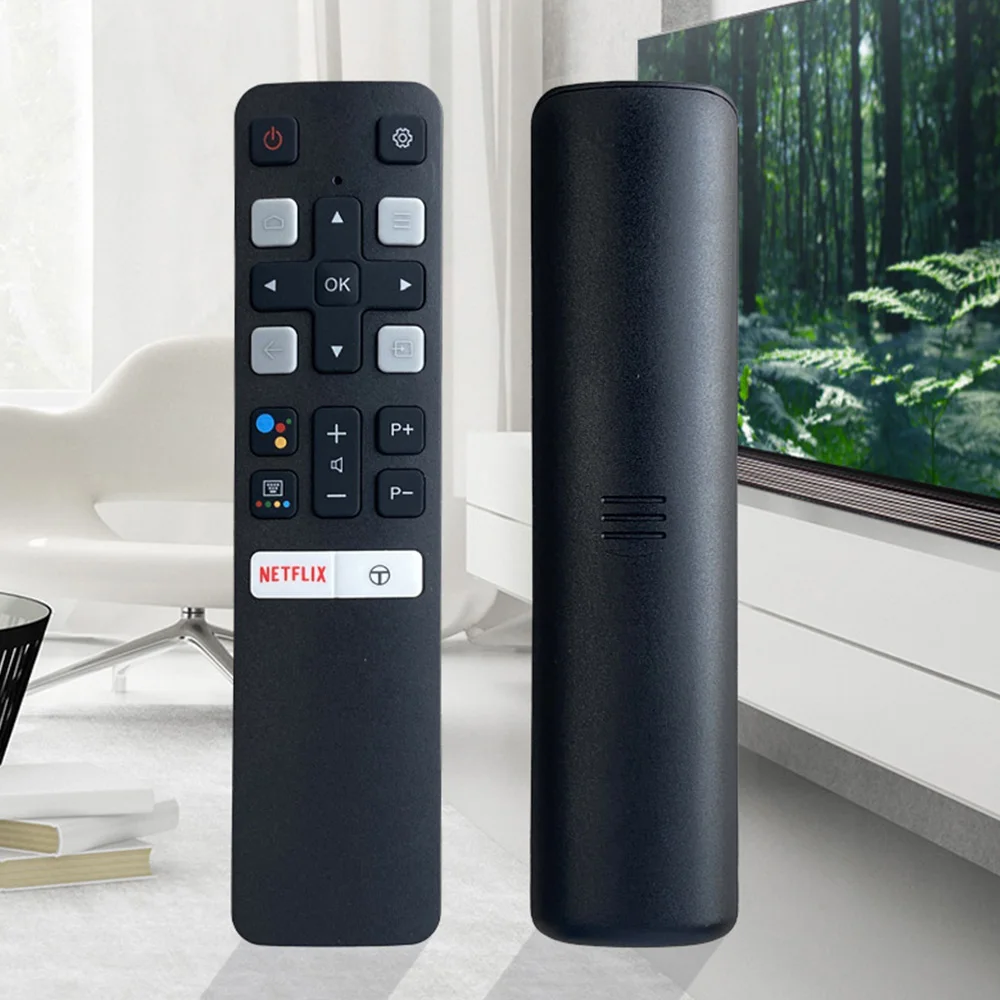 Фото Пульт дистанционного управления Smart TV RC802V FUR6 FUR7 для TCL Android 49P30FS 65P8S 55C715 49S6800 43P615 55C645 Пульт дистанционного управления без голоса №2