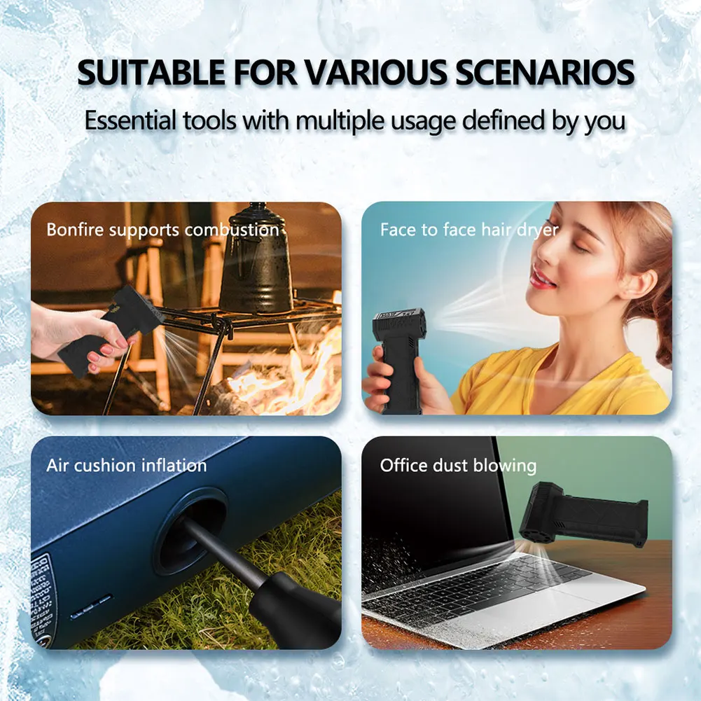 130000 Об/мин USB перезаряжаемый турбо-систокий вентилятор бесщеточный двигатель