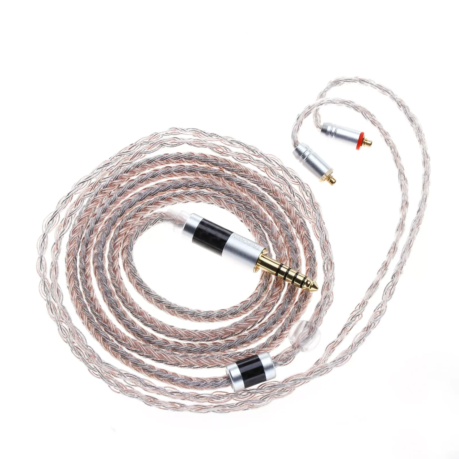 

Обновленный 16-жильный 21 провод TRIPOWIN Jelly 2022, кабель для наушников с посеребренным покрытием, OCC + сплав, медь, Графен + OCC, Смешанная оплетка