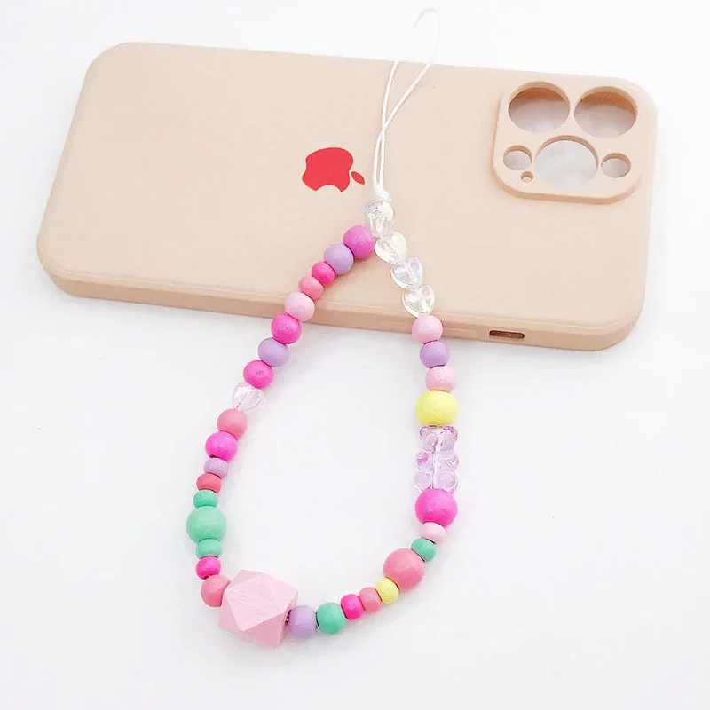 Модная новая акриловая цепочка для мобильного телефона с бриллиантами ремешок