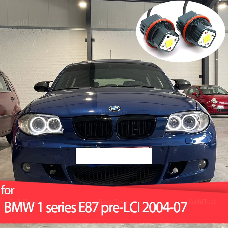

for BMW 1 series E87 116i 116d 118i 118d 120i 120d 130i pre-LCI 04-07 CANbus LED Angel Eyes Marker Lights Bulbs Error Free White