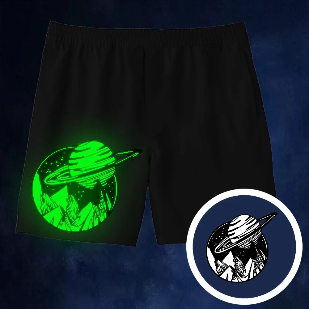 Детские Пляжные Шорты С Эластичной Резинкой На Талии Брюки Принтом Fun Planet Stick