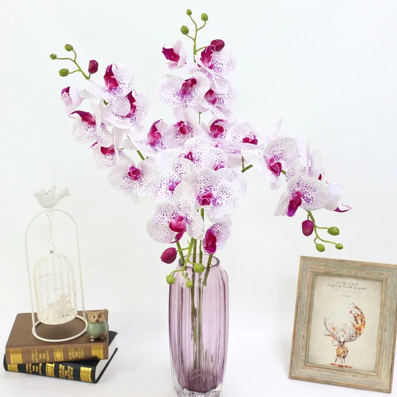 4-цветная искусственная бабочка с настоящим прикосновением орхидея Флорес