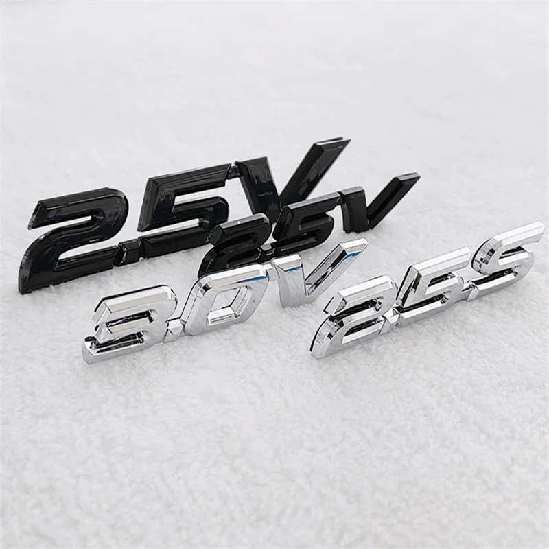 ABS боковая эмблема кузова автомобиля наклейка на багажник украшение для Toyota 2.5V 2.5S