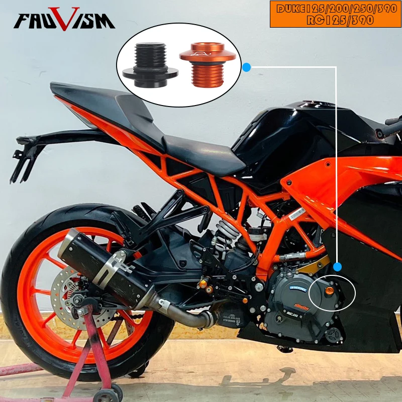 Для KTN RC 125 390 DUKE 2014-2023 мотоцикла крышка картера двигателя с ЧПУ масляный заливной