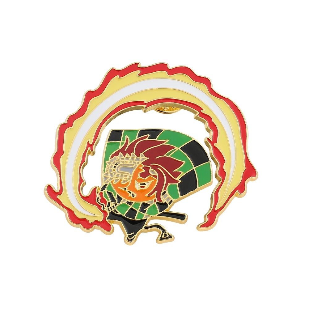 

Japanese Anime Manga Demon Slayer Hard Enamel Pins Badge Brooch Backpack Bag Collar Lapel Pin Gifts for Kids Collection