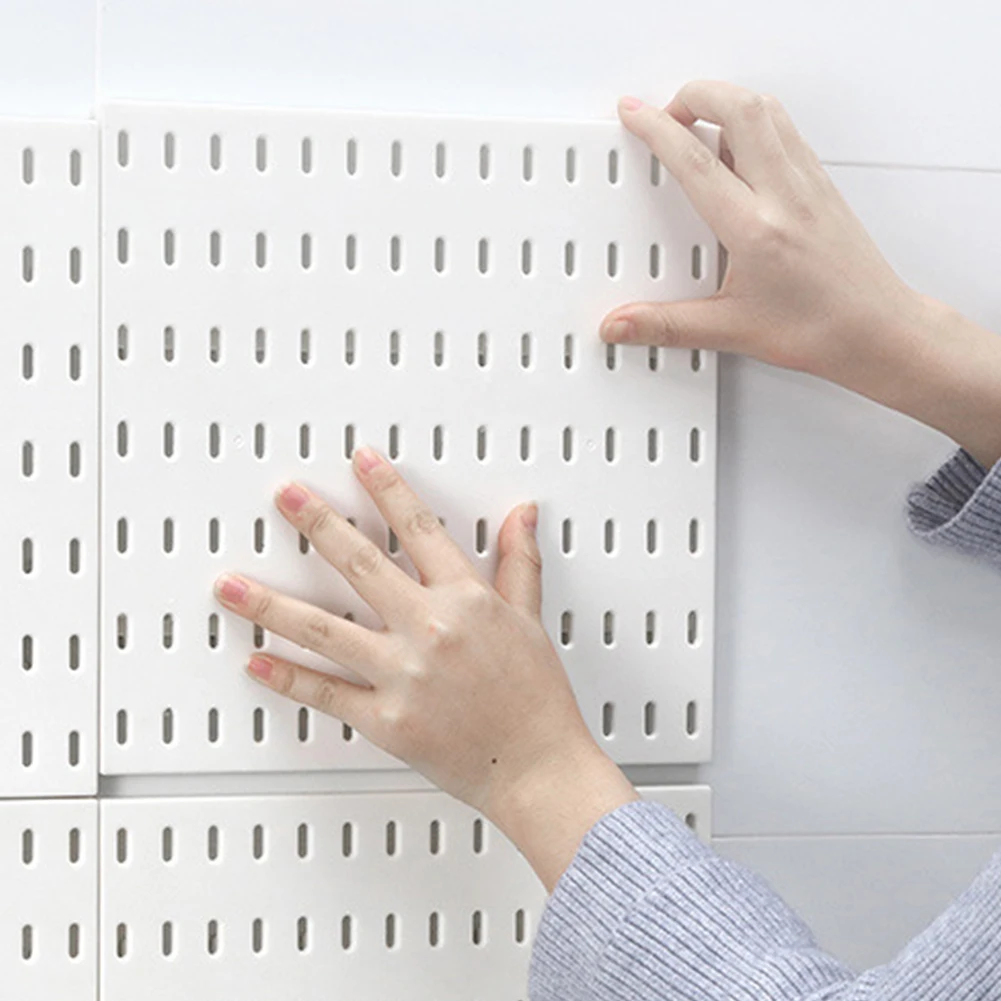 

DIY Free Pegboard Dish Rack Kit Hole Board for Wall Kitchen Organizer Tools Crafts Organization Ornaments Hanging
