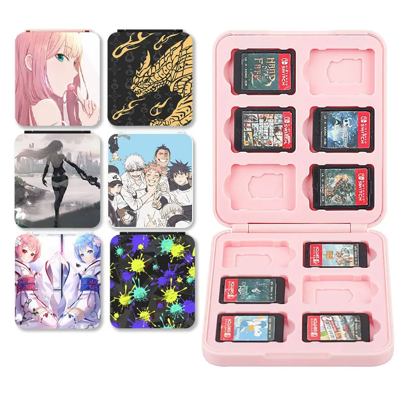 Магнитный игровой картридж 12 в 1 для хранения Nintendo Switch Oled Game