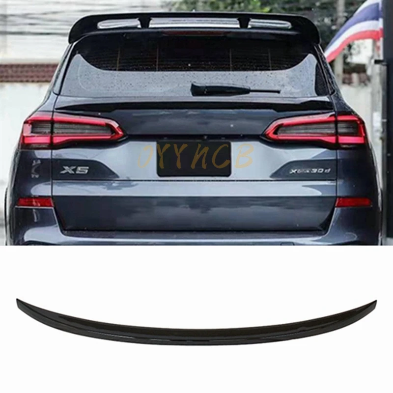 Задний спойлер багажника для BMW X5 G05 2019 -2023 углеродное волокно/глянцевая черная