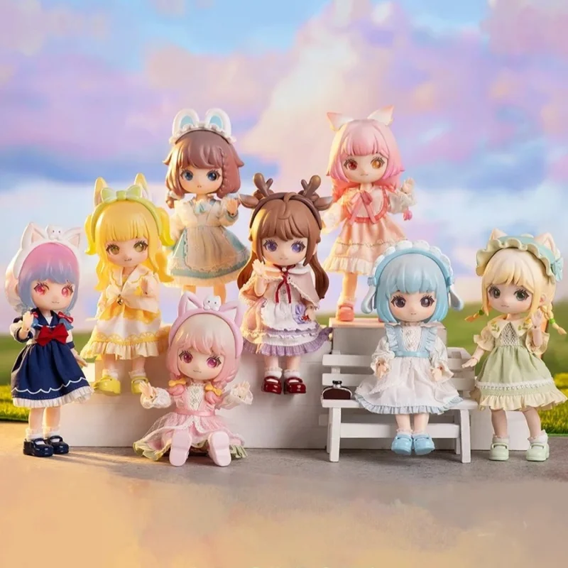 В наличии Lilolo New Series Summer Island 1/12 Bjd Ob11 Слепая коробка Симпатичная модель куклы Mystery