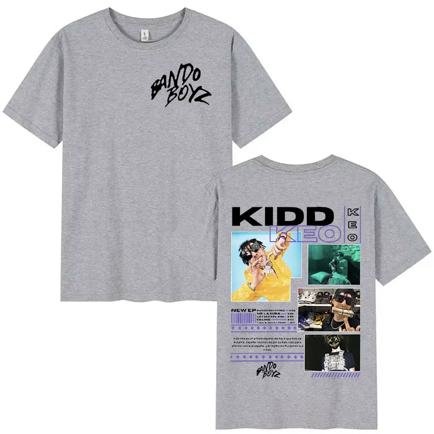 Рэпер KIDD KEO Tour 2025 футболка с графическим рисунком мужская модная высокого