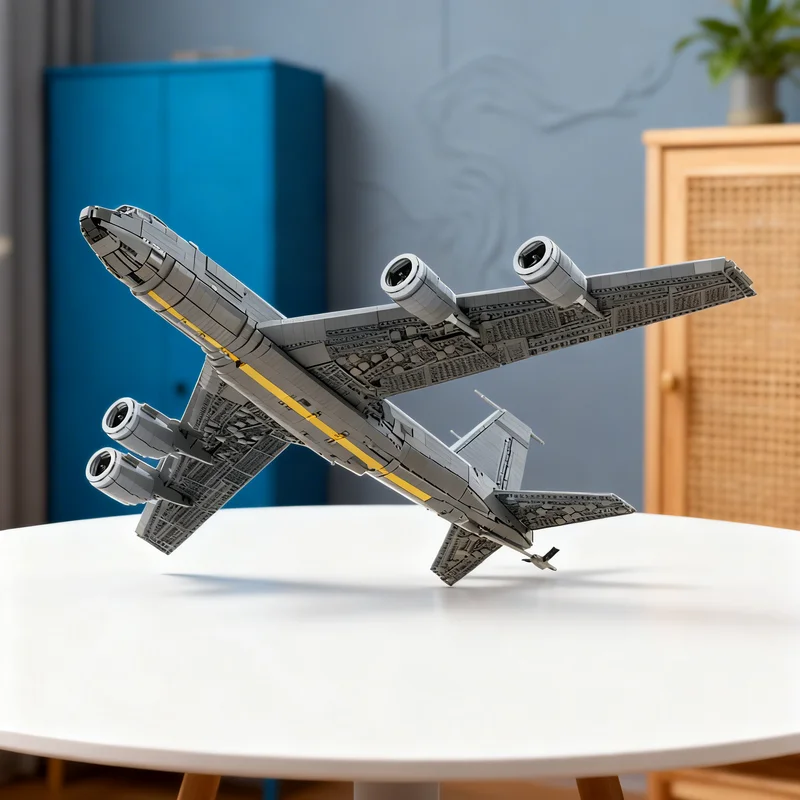 Фото 5784 детали MOC Boeing KC-135 Stratotanker: Конструктор Creator Expert, Новогодний подарок, Идея для творчества своими руками №1