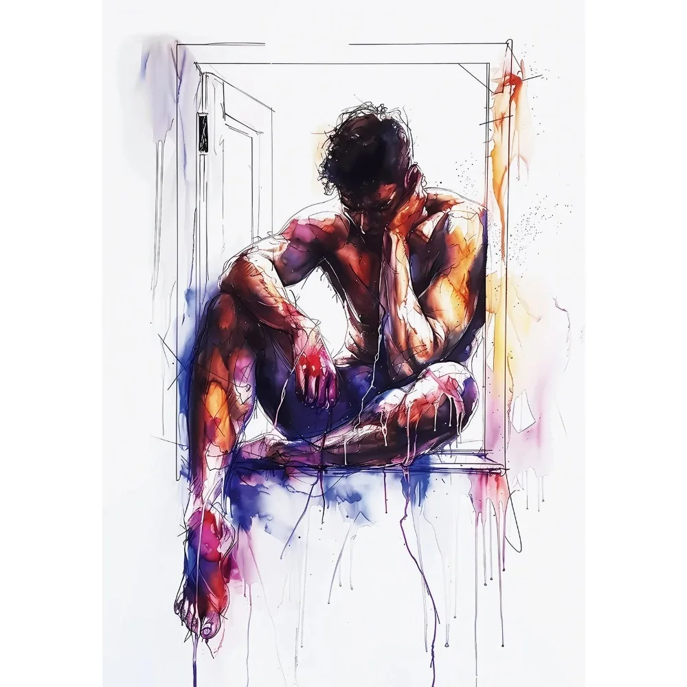 

Живопись на холсте "Абстрактные Линии", пара