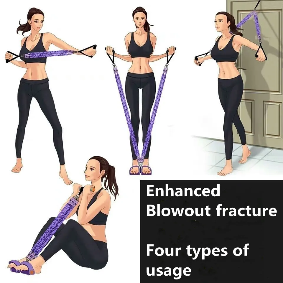 

Multifunction Equipment Chest Developer Expander Fitness TensionPuller Muscle Exercise Workout Fitness Equipment Resistance Band