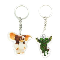 gremlins gizmo acrylic key pendant cute cartoon animal girl key chain bag decorative pendant small gift