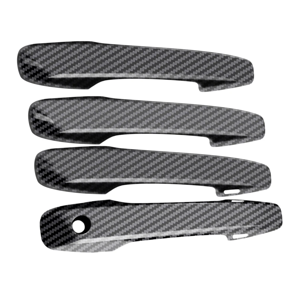 

Modified Decorative Abs Pattern Rear Outer Door Bowl Handle for 2021 Toyota Sienna Carbon Fiber Pattern