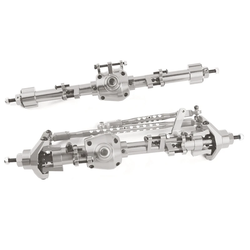 

Metal Complete Front and Rear Axle for Axial SCX6 1/6 RC Crawler Car Upgrade Parts Accessories