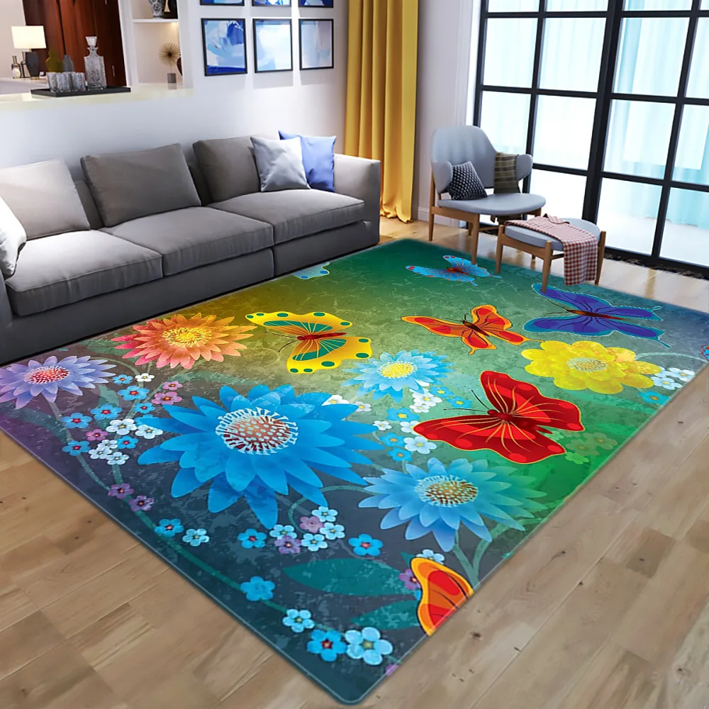 

Новинка 12602, ковер Nordic Tie-Dye, оптовая продажа, плюшевый коврик, одеяло для гостиной, спальни, напольная Подушка для украшения дома