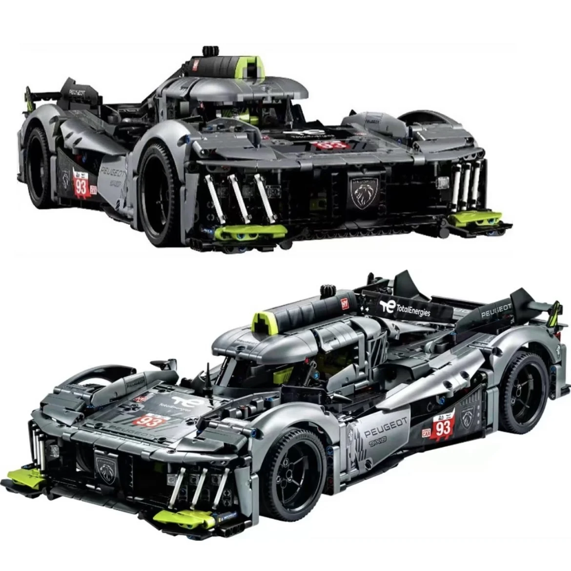 

1775PCS Presale 2023 NEW 42156 Technical Peugeoted 9X8 Mans Hybrid Hypercar Super Racing Car Building Blocks Sportcar Brick