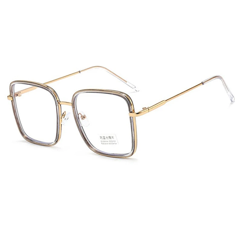 Модные классические металлические очки с защитой от синего света для женщин и