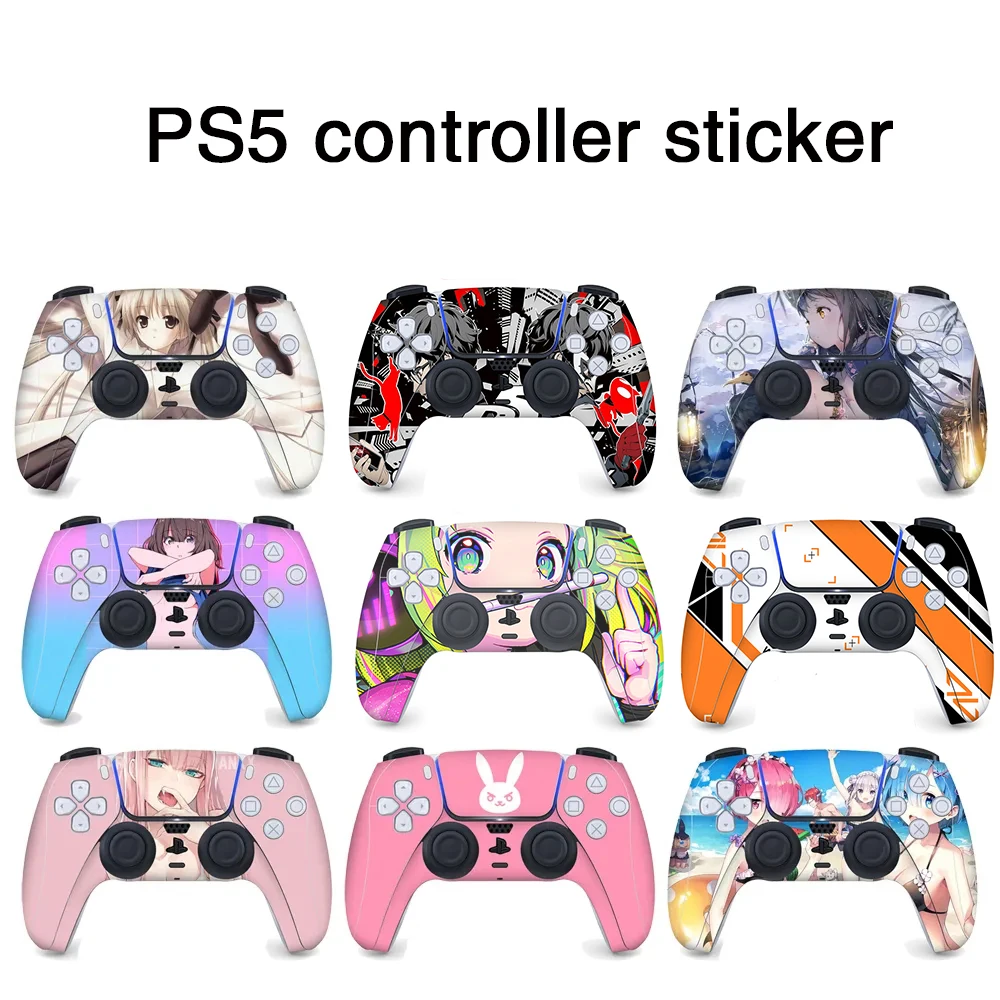 

Rem Anime Girl For Sony PlayStation5 Gamepad Skin Sticker For PS5 Controller PS5 Joystick Cover Protective Film PS5 Accessories