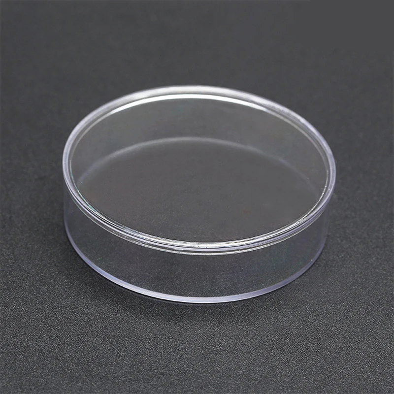 

Specimen Exhibit Collect Labware Storage Box Jewelry Tool Screw Sample Transparent Round Plastic Case Y712