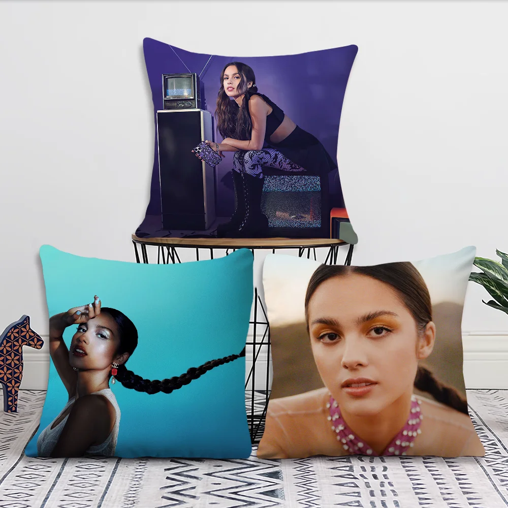 Singer O-Olivia Cool R-Rodrigo Pillow Case Square Cushion Room Bedroom Headboard Sofa Living Backrest Car Accessories Nap Time