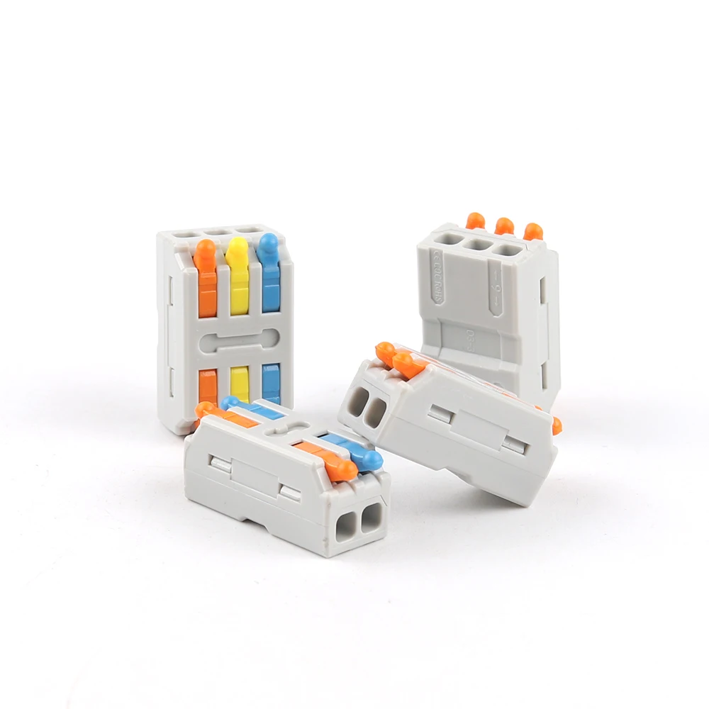 

Wire Connector Universal Compact 2/3 Pin Butt TYPE Mini Quick Wire Connectors Plug-in Wiring Terminal Home Electric Connection