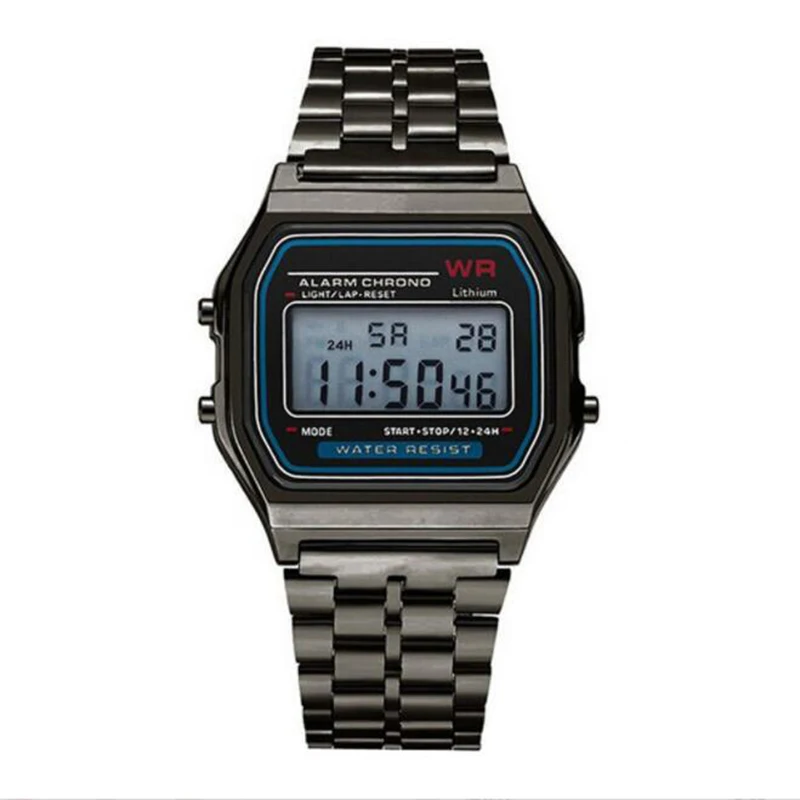 

Rose Gold Silver Luxury Ladies Wristwatches Retro Square Electronic Watches Digital Display Women Men Watch Relojes Para Mujer