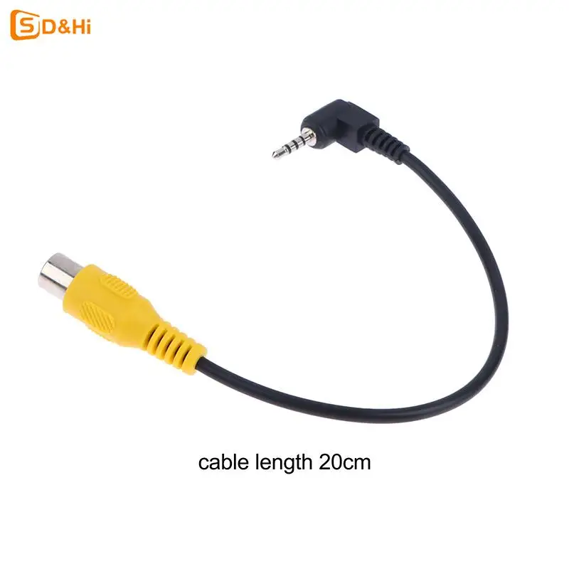 

AV In Video Cable Adapter 2.5mm AV Jack Male Plug To RCA Female Adapter Cable For GPS And Rear Camera Accessories