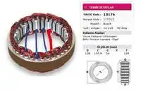 

10176 for STATOR type 12V 90A YAVUZ truck volkswagen bmw VANETTA nurse