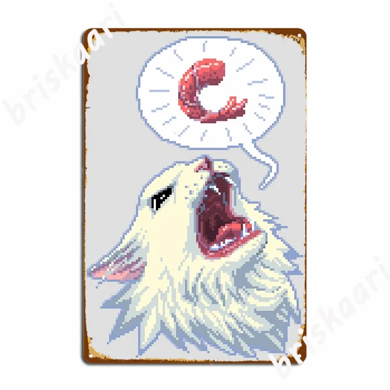 

8-битный креветинг Турстон, кошка, металлический знак, украшение для кинотеатра, фотография, вечевечерние, жестяной знак, постер