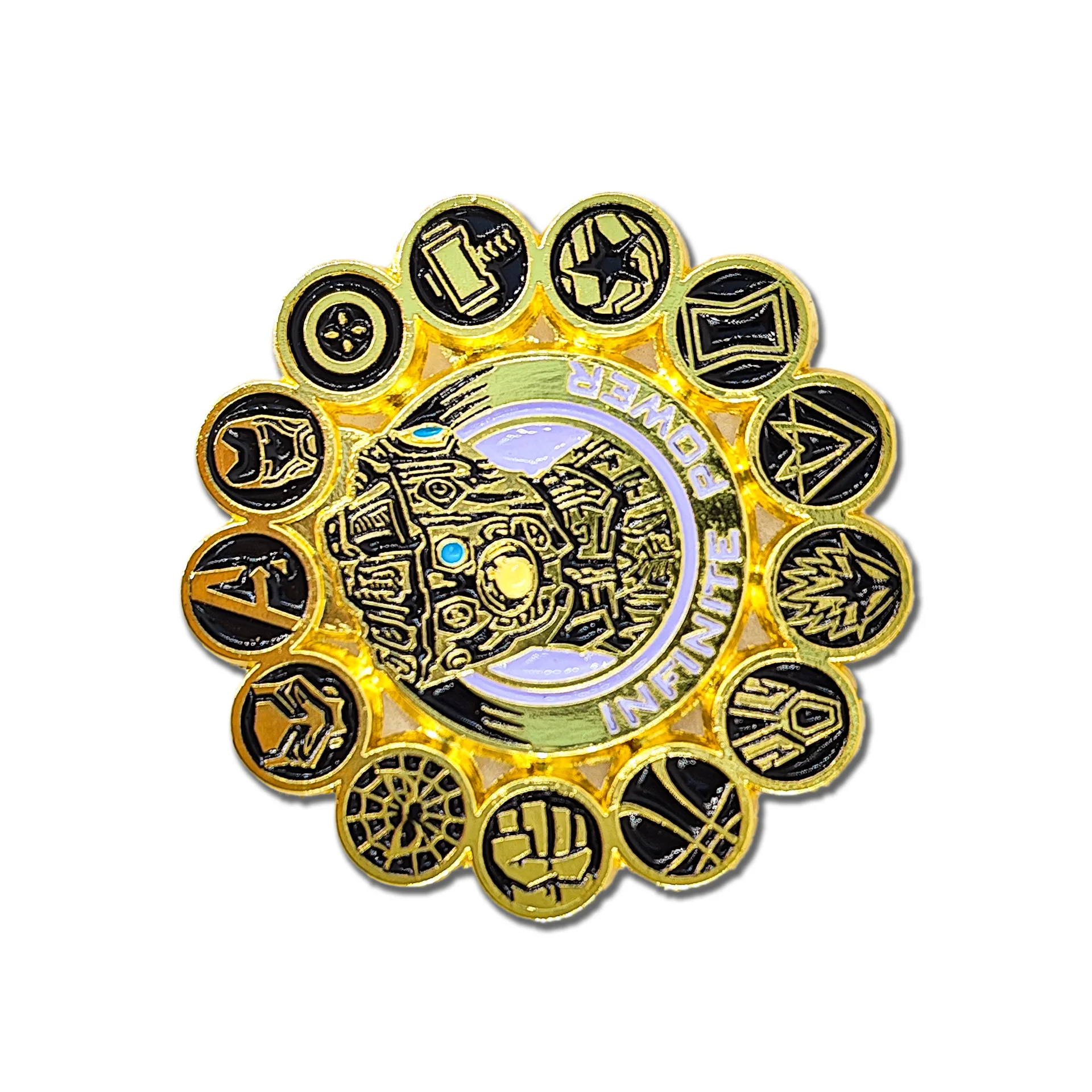 Новые аксессуары Марвел Мстители 4 звеньев эмалевые булавки металлическая брошь