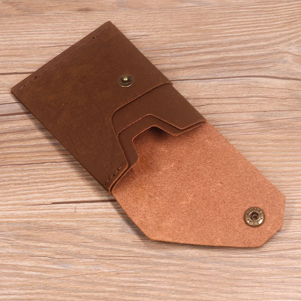 Мужской кожаный кошелек с отделением для кредитных карт из натуральной кожи